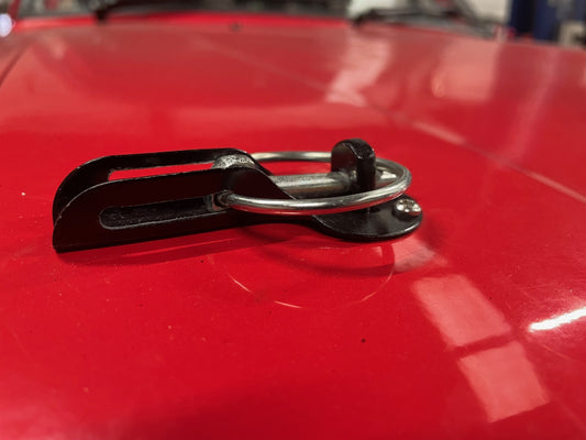 Motorsport Rally Alloy Black Competition Bonnet Pin Kit