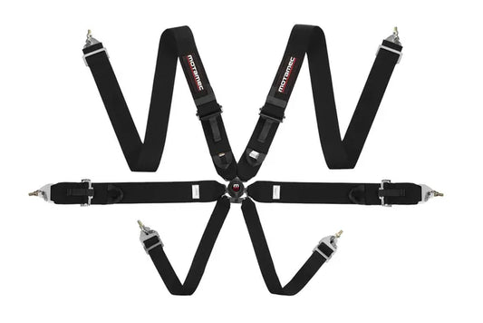 FIA Approved 8853-2016 2024 6 Point 3" Harness Quick Release With Steel Adjusters