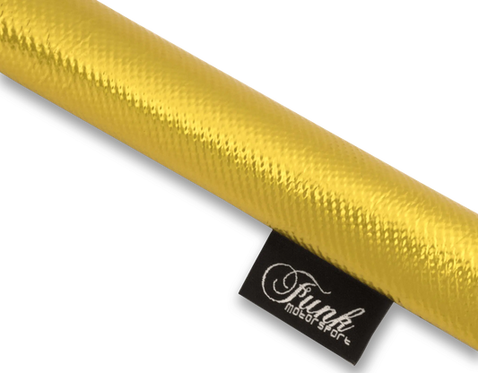 Funk Motorsport Gold Velcro Heat Protection Sleeving 0.5M up to 250 degrees C.