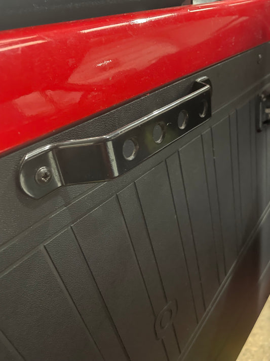 Rally Race Car Lightweight Alloy Inner Alloy Door Handles x2 In Black