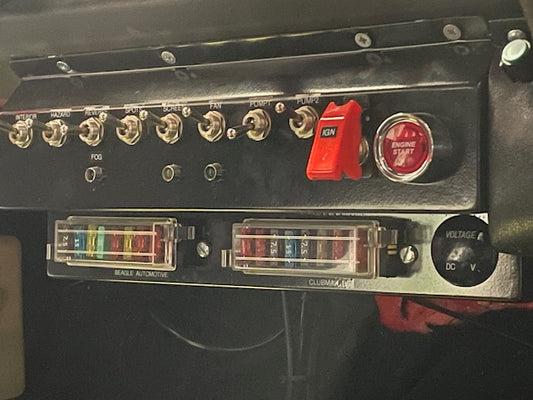 Motorsport Rally Race Car Dash Switch Identity Labels & Steering Wheel Button Labelling Sticker Sheet