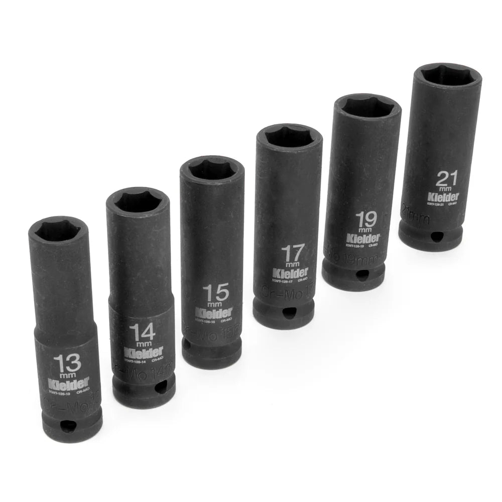 Kielder 1/2" Deep Impact Socket Set 6pc