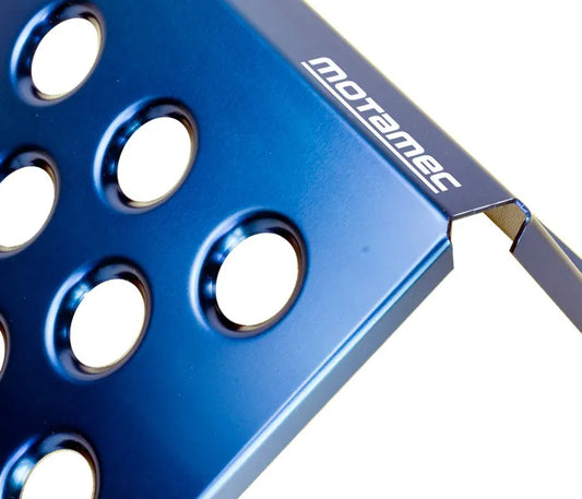 Co Driver Lightweight Blue Alloy Footrest Aluminium Codriver Navigator Foot Rest