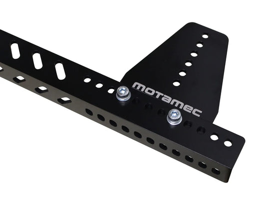 Alloy Race Rally Seat Side Mounts 6 Piece Brackets Black