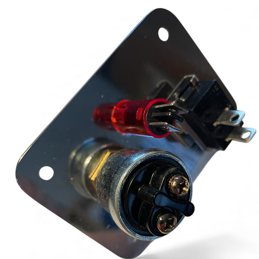 Motorsport Dash Panel Starter Press Button Switch Warning Light