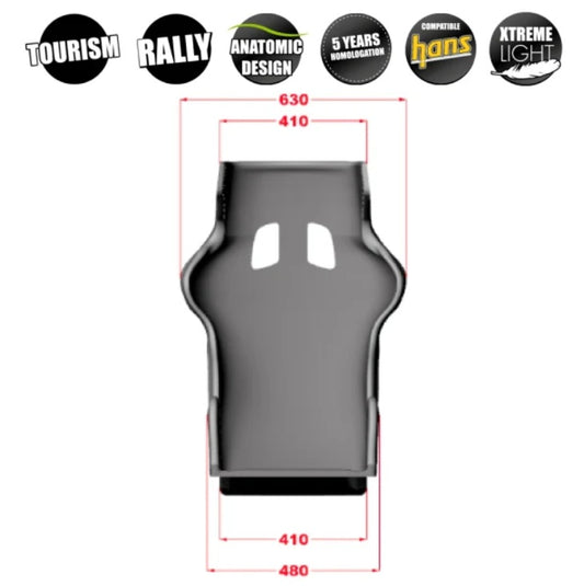 Atech Motorsport NORTH Racing Seat FIA Standard 8855-1999