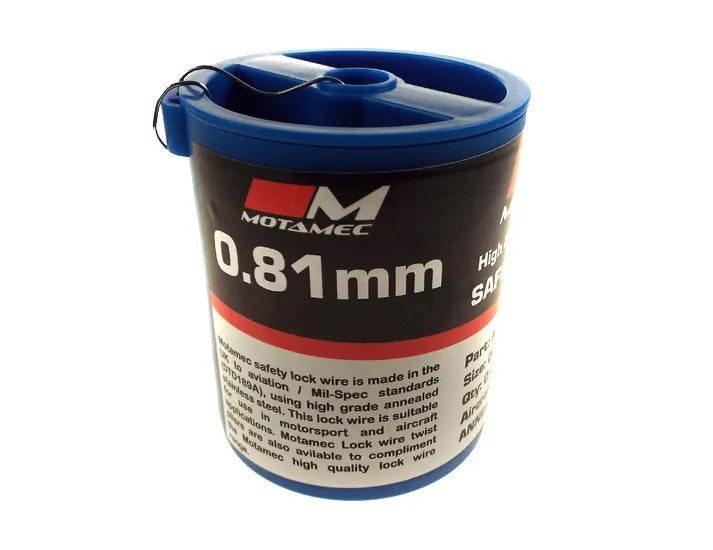 Motorsport 0.81mm Aircraft Spec DTD189 Stainless Steel Safety Lock Wire
