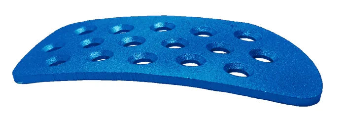Motorsport Alloy Pedals Extension Plates Set - Aluminium Pedal Pad Kit - BLue