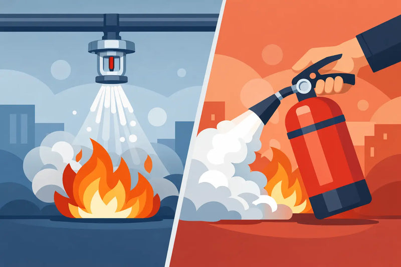 Plumbed vs Handheld Suppression