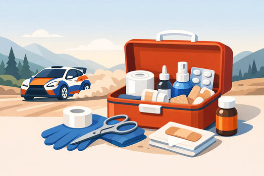 Rally Car First Aid Kit Essentials