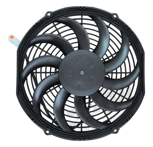 Spal Radiator Cooling Fan 11 For Alloy Radiator Slim Line Pull / Suck - Rear Mount