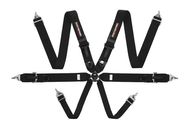 FIA Approved 8853-2016 2024 6 Point 3" Harness Quick Release With Steel Adjusters