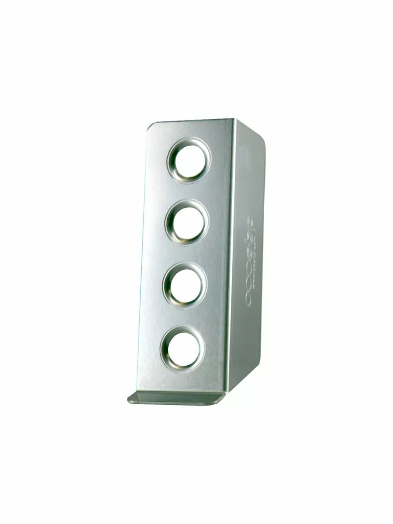 Motorsport Drivers Alloy Clutch Foot Rest Silver