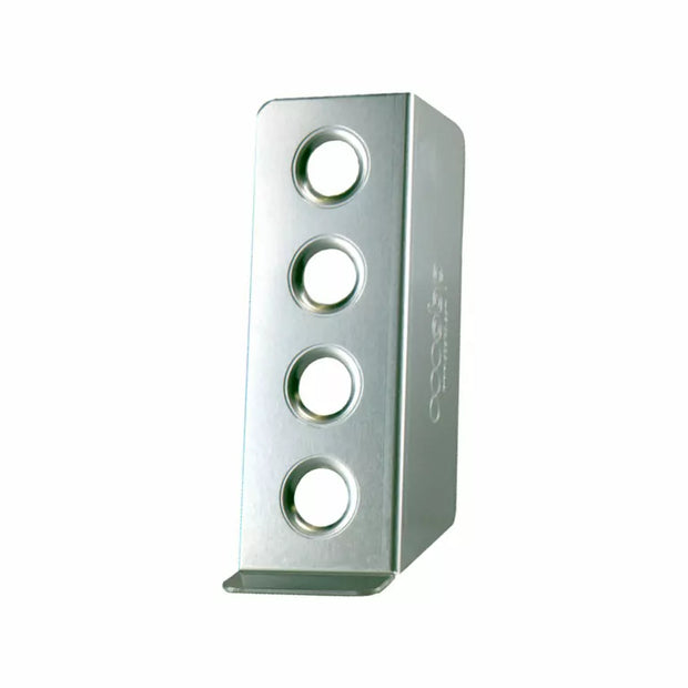 Motorsport Drivers Alloy Clutch Foot Rest Silver