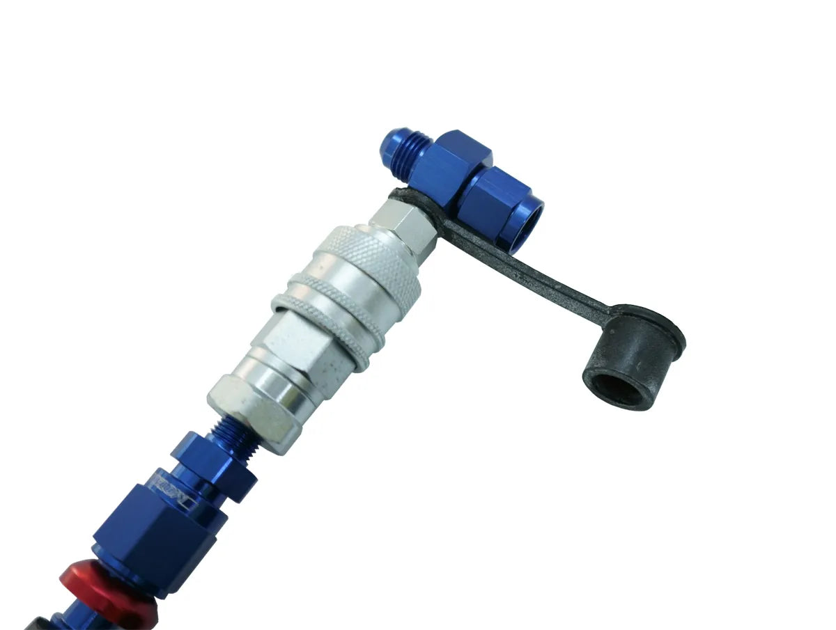 Motamec Aeroquip Fuel Sampling Kit Dry Break FIA Approved Male to Female -6 JIC MSA Spec