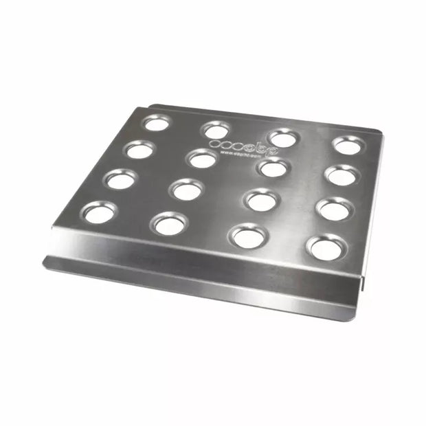 Motorsport Alloy Driver Floor Heel Plate Silver
