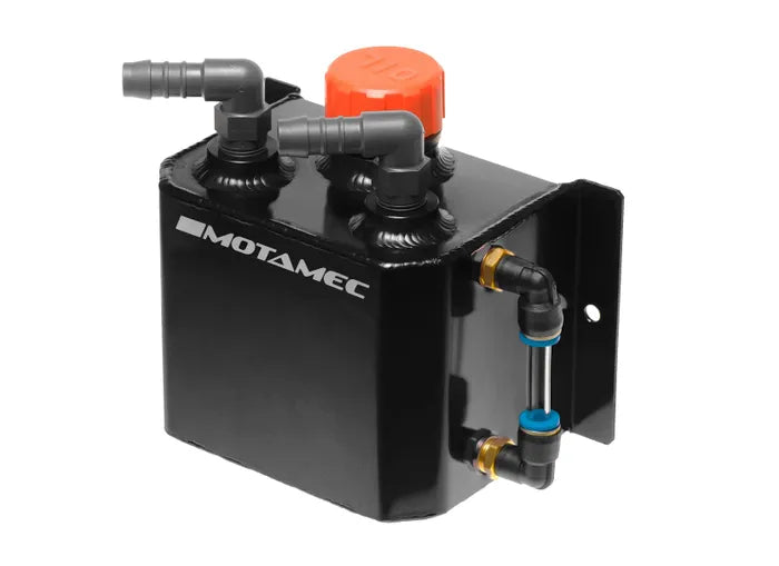 Motamec Alloy 1 Litre Oil Catch Tank & Breather Cap Aluminium Anodized