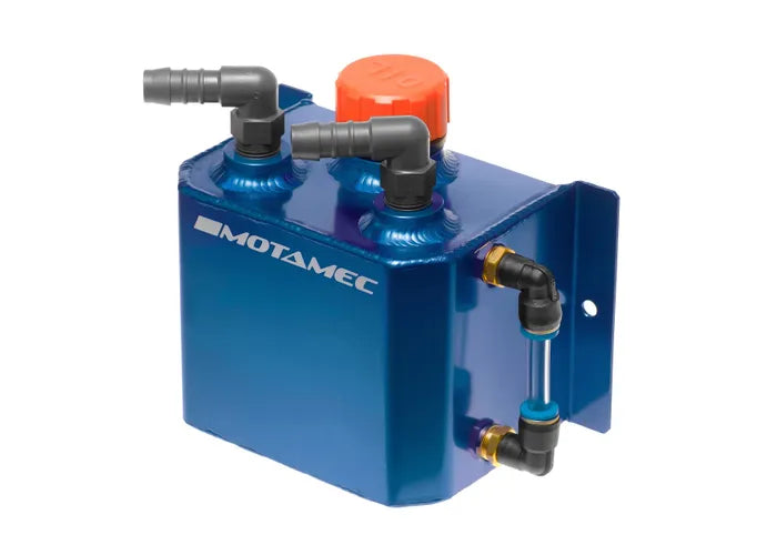 Motamec Alloy 1 Litre Oil Catch Tank & Breather Cap Aluminium Anodized