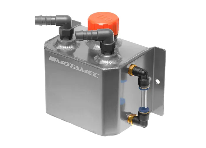 Motamec Alloy 1 Litre Oil Catch Tank & Breather Cap Aluminium Anodized