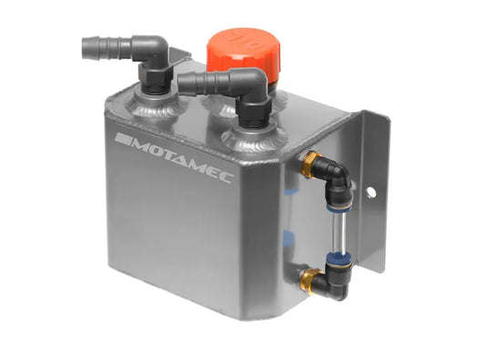 Motamec Alloy 1 Litre Oil Catch Tank & Breather Cap Aluminium Anodized