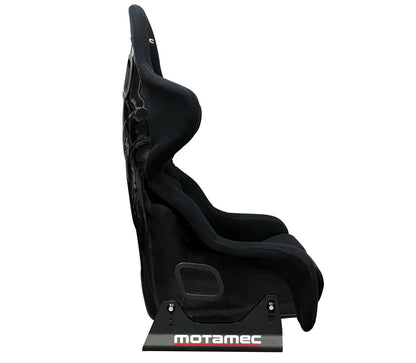 Motamec Racing Evo3 FIA Approved Race Rally Seat GRP Shell Side Mount BLACK