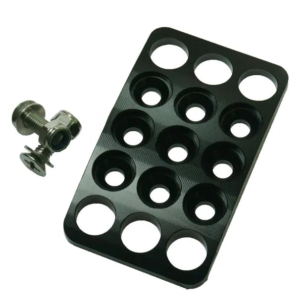 Motamec WRC Spec Billet Alloy Pedal Extension Pad Square Edge 5x3