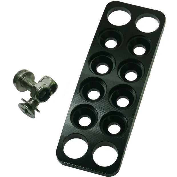 Motamec WRC Spec Billet Alloy Pedal Extension Pad Square Edge 6x2