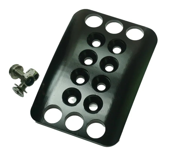 Motamec WRC Spec Billet Alloy Pedal Extension Pad Curved 6x3x2