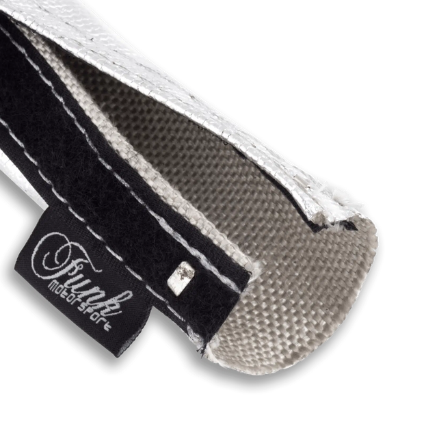 Funk Motorsport Silver Velcro Heat Protection Sleeving 0.5M up to 250 degrees C