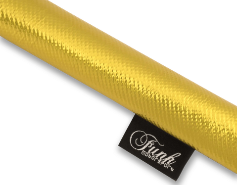 Funk Motorsport Gold Velcro Heat Protection Sleeving 0.5M up to 250 degrees C.