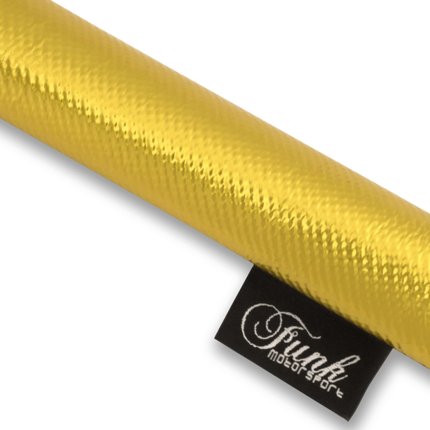 Funk Motorsport Gold Velcro Heat Protection Sleeving 0.5M up to 250 degrees C.