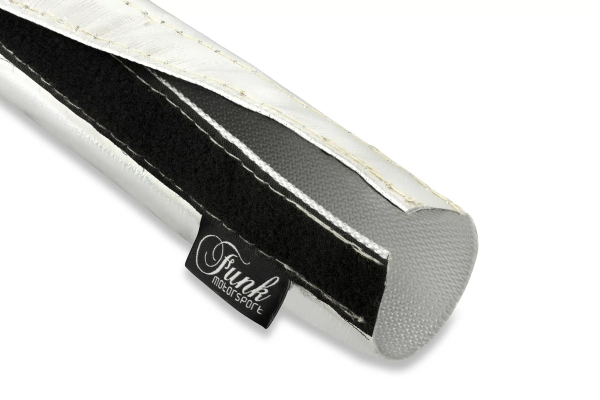 Funk Motorsport Silver Velcro Heat Protection Sleeving 0.5M up to 250 degrees C