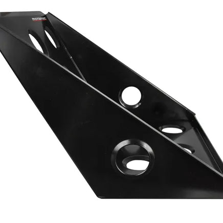 Heavy Duty Alloy Codrivers Navigators Footrest Black