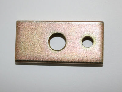 Motorsport Safety Harness Back Plate 7/16 Unf Thread, 6mm, 50mmx25mm, Zinc Plated