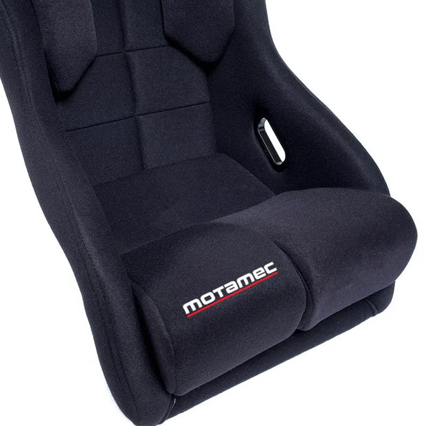 Motamec Racing GP1 FIA Approved Race Seat GRP Shell Side Mount BLACK HANS