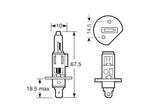 Ring 12v 100W H1 Super Bright Off Road Headlamp Spotlamp Bulb x2