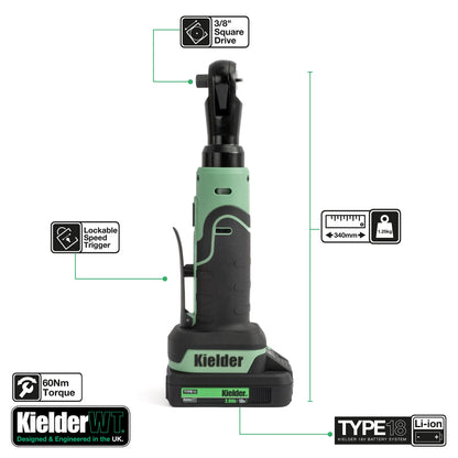 Kielder 18v 3/8" Compact Ratchet