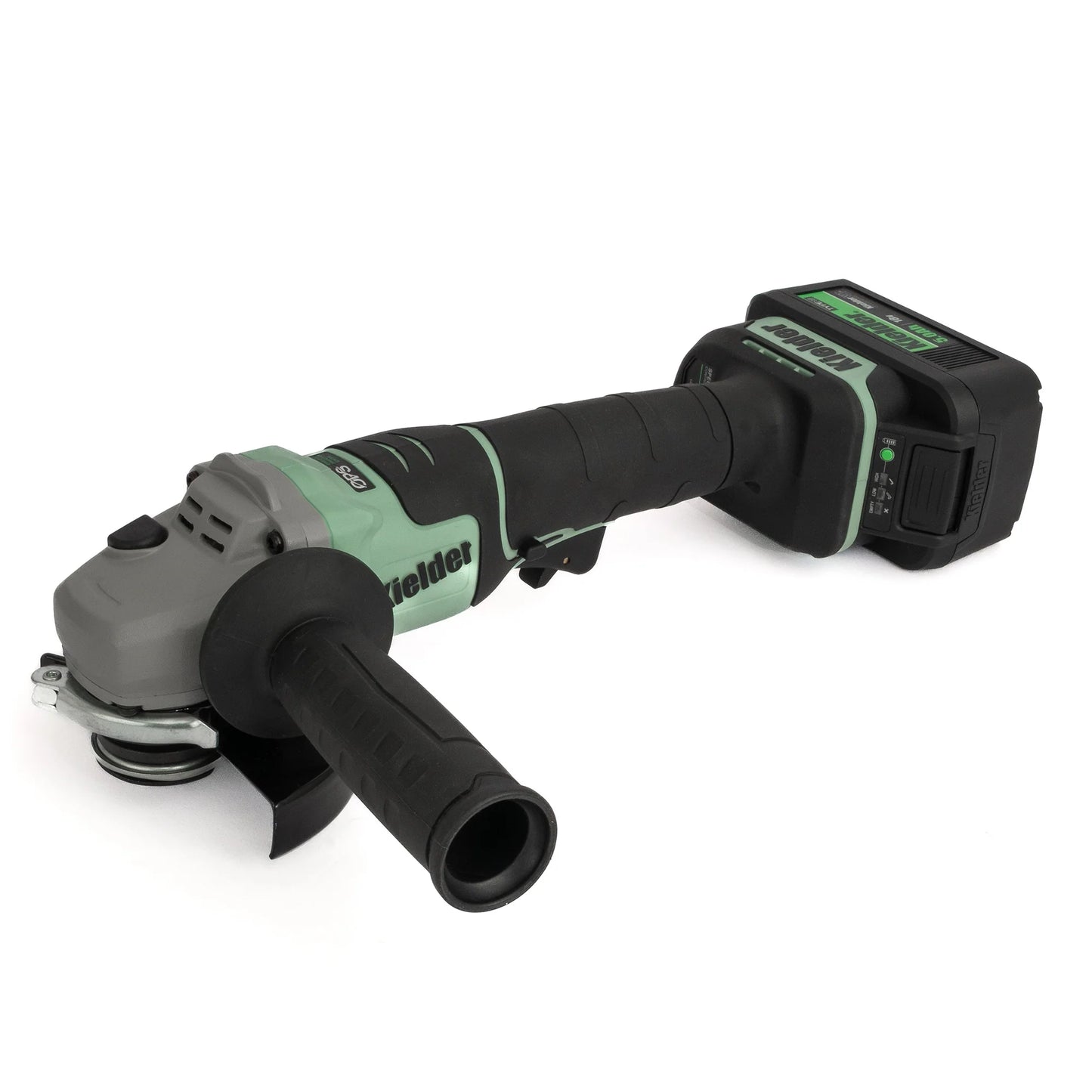 Kielder 18v 115mm Angle Grinder, 1 x 5.0Ah, Charger + 7 Mixed Discs Box