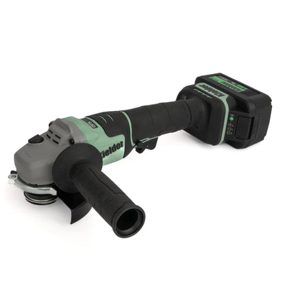 Kielder 18v 115mm Angle Grinder, 1 x 5.0Ah, Charger + 7 Mixed Discs Box