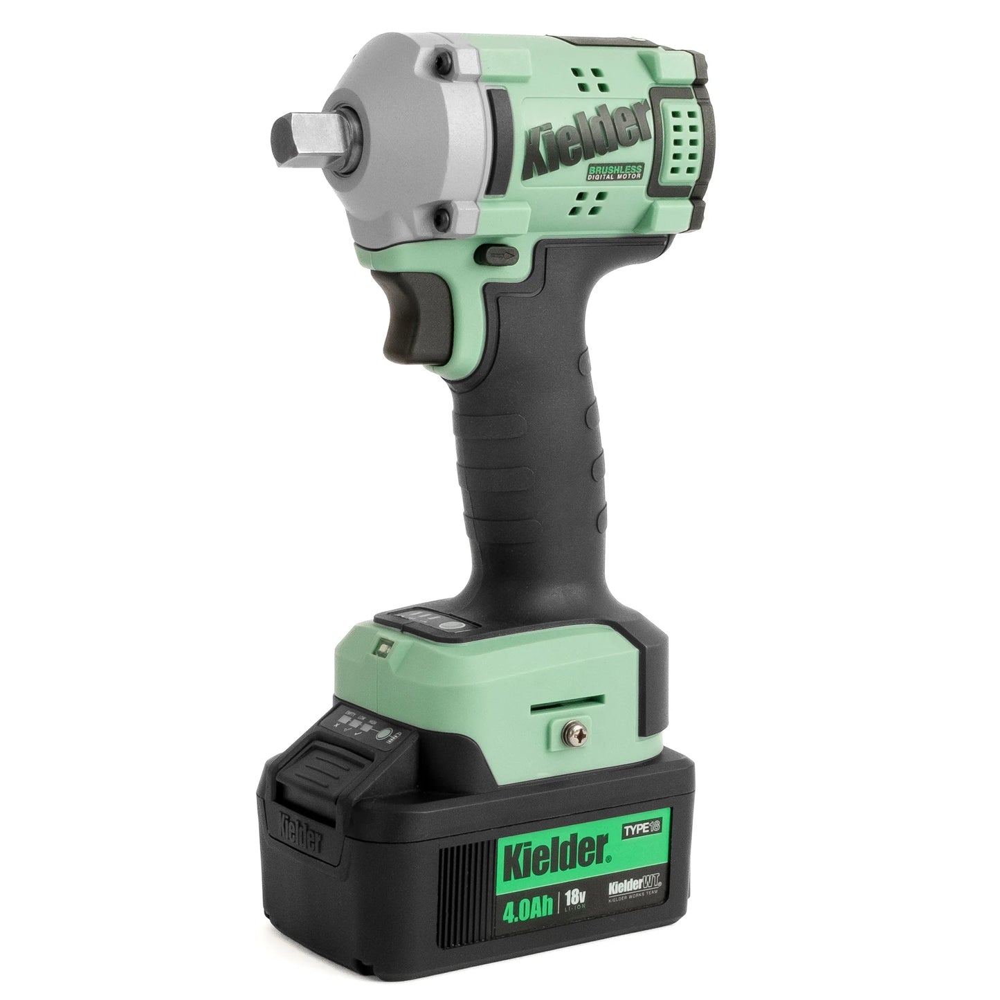 Kielder 18v 1/2" Drive Ultra Compact Impact Wrench Wheel Gun