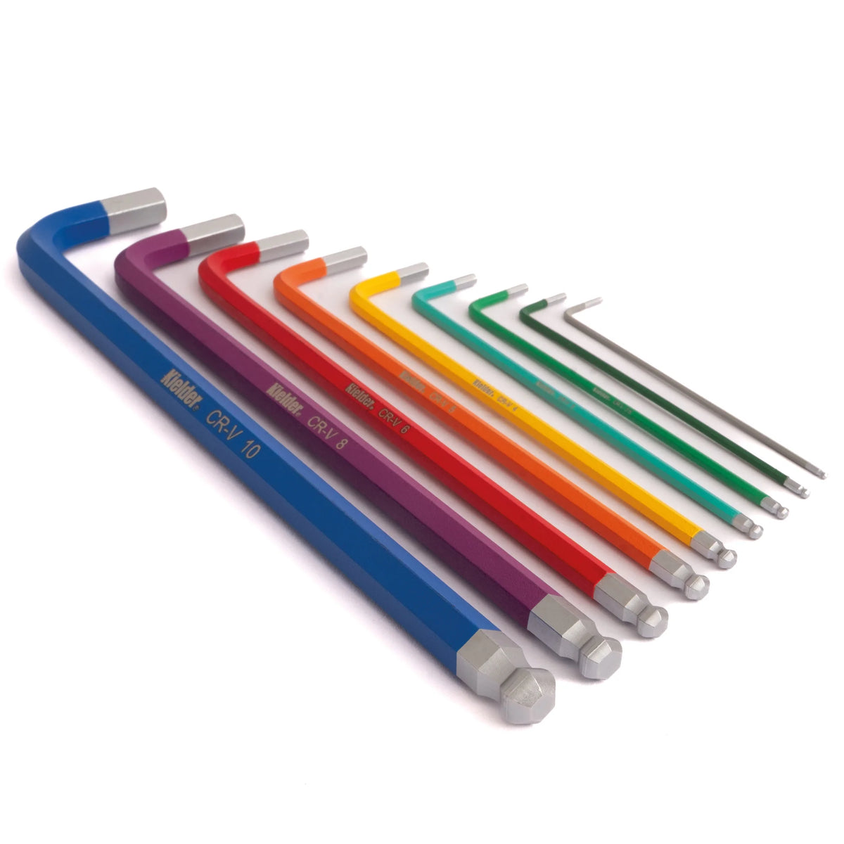 Kielder 9pc Colour Coded Long Hex Key Set