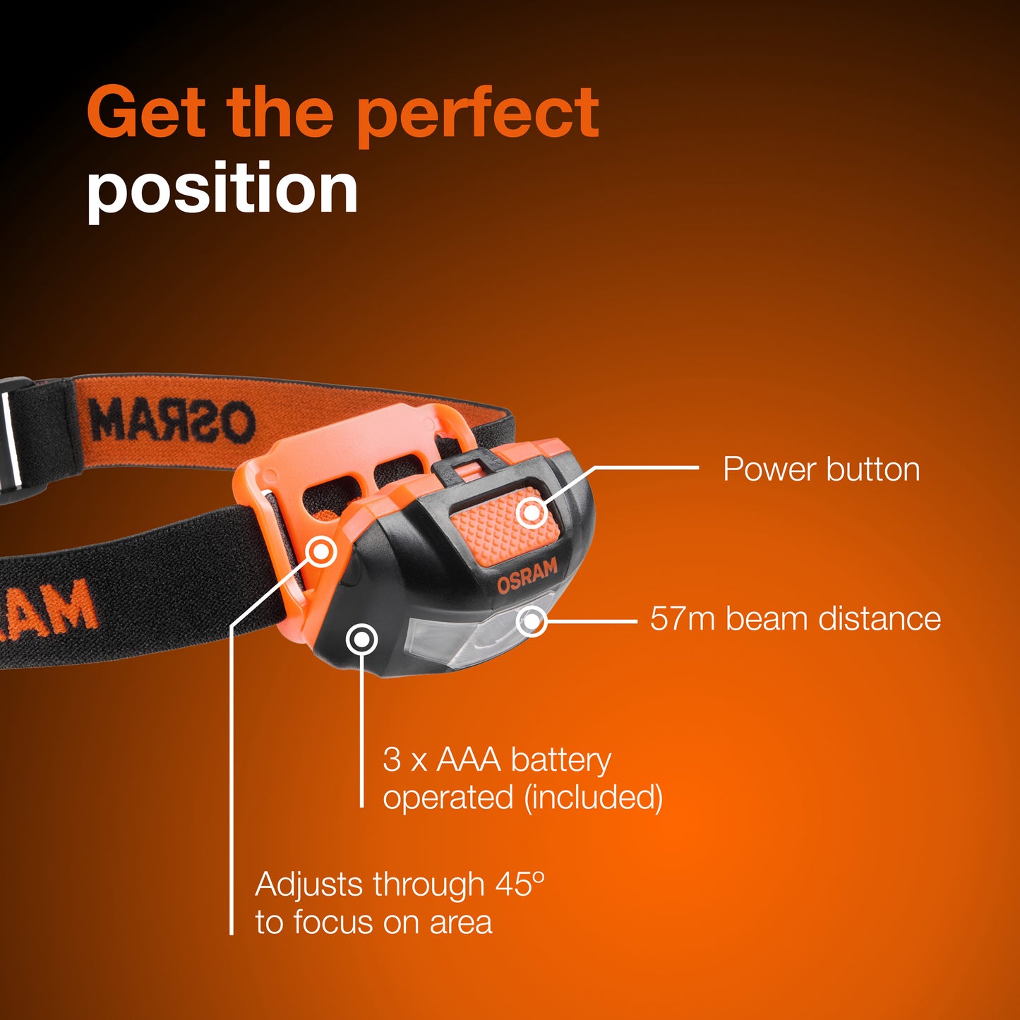 OSRAM LED inspect® HEAD TORCH 87 Bright LED