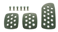 Motorsport Alloy Pedals Extension Plates Set - Aluminium Pedal Pad Kit
