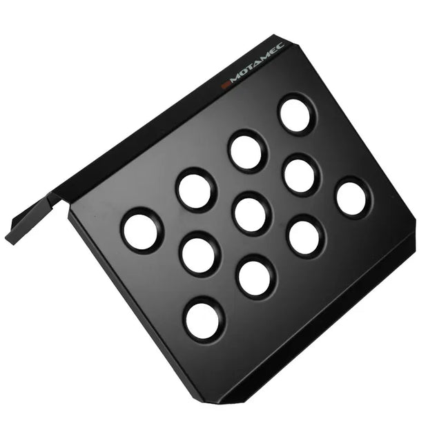 Black Alloy Co-Driver Footrest – 33 × 28cm