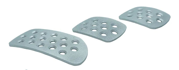 Motorsport Alloy Pedals Extension Plates Set - Aluminium Pedal Pad Kit