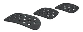 Motorsport Alloy Pedals Extension Plates Set - Aluminium Pedal Pad Kit - BLACK
