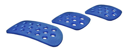 Motorsport Alloy Pedals Extension Plates Set - Aluminium Pedal Pad Kit - BLue