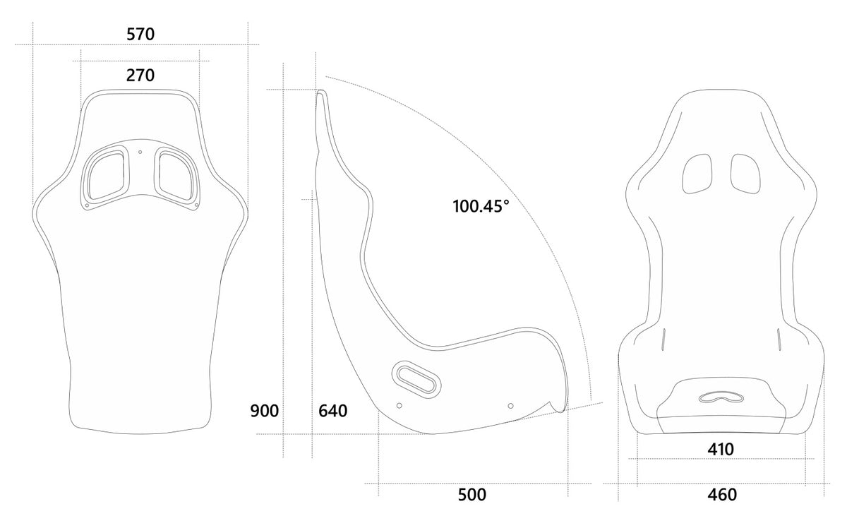 Atech Motorsport Target Racing Seat FIA Standard 8855-1999