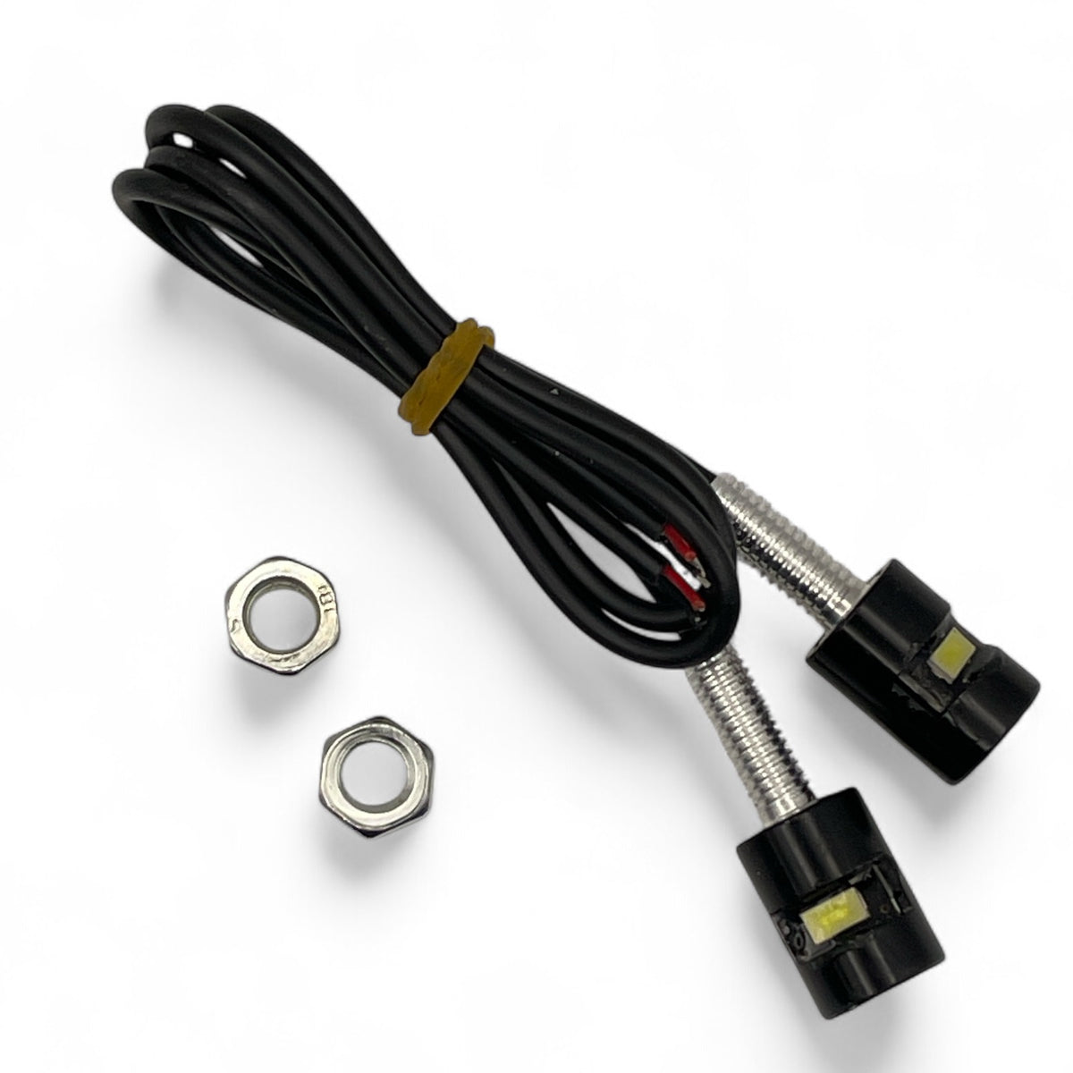 2x Universal Compact LED Lights Number Plate, Dashboard Switch Light