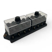 8 Way 12v Blade Fuse Box With Protective Cover